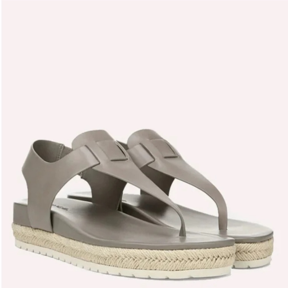 Vince Flint Platform Sandal Size 11 in Grey